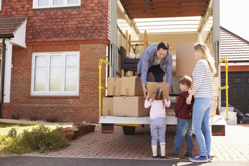 Local removal company handling a residential move in Finchley