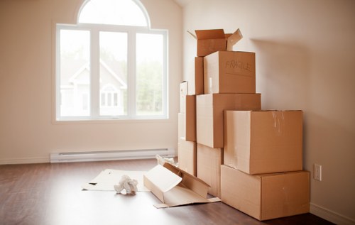 Booking confirmation and job details for a moving service