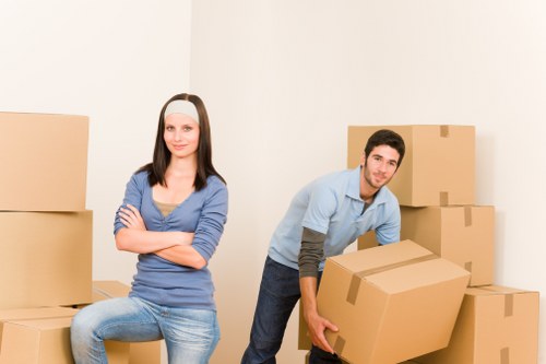 Local movers handling office items in Finchley
