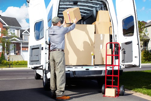 Careful packing and transport of office equipment in Finchley