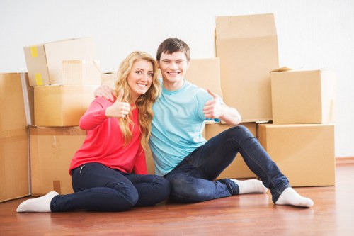 Flat removals planning and access checks for a Finchley property