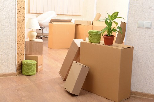 Local commercial movers handling office furniture in Finchley