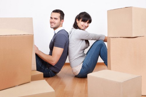 Unpacking assistance in a Finchley property after arrival